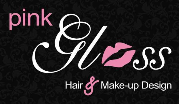 Pink gloss-hair makeup